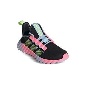 adidas Kids Kaptir Flow "Core Black/Hi-Res Yellow/Clear Sky" sneakers